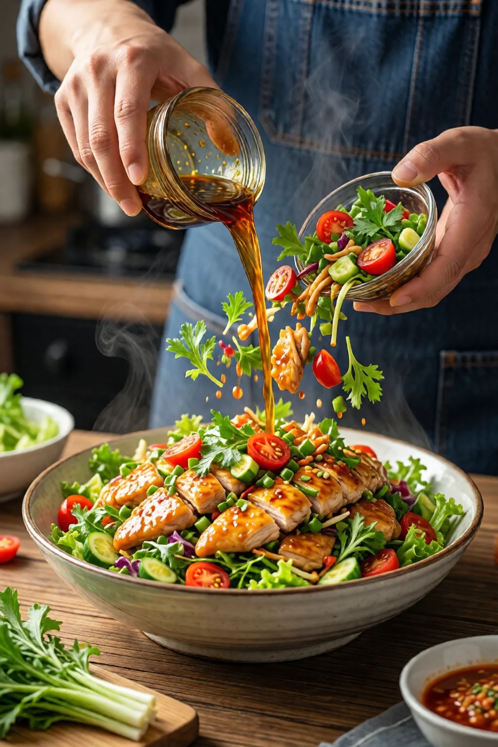 asian chicken salad healthy weight loss recipe