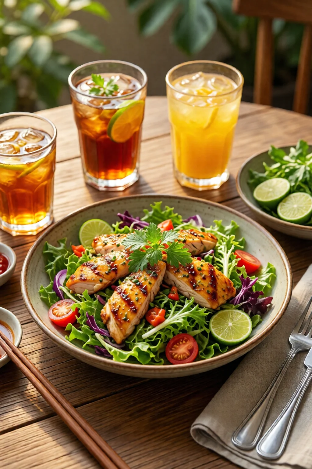 asian chicken salad healthy weight loss recipe