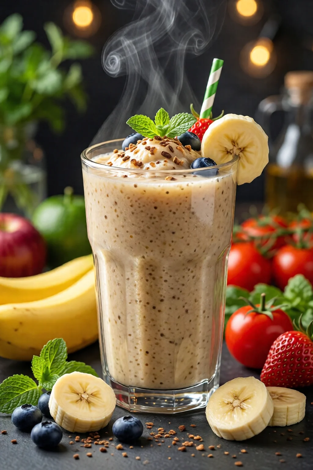 banana protein smoothie healthy weight loss recipe 2