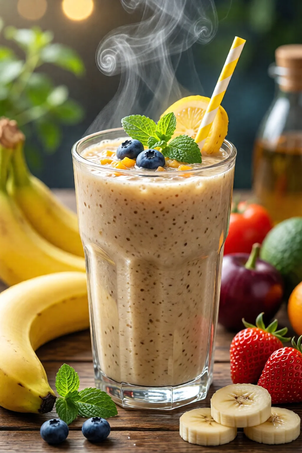 banana protein smoothie healthy weight loss recipe