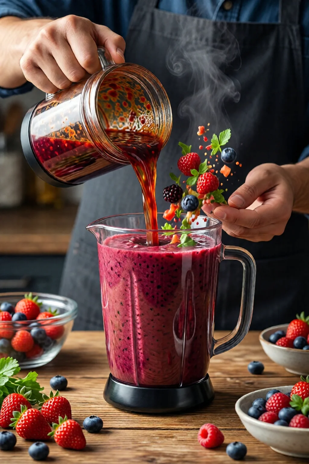 berry smoothie low calorie healthy weight loss recipe 2