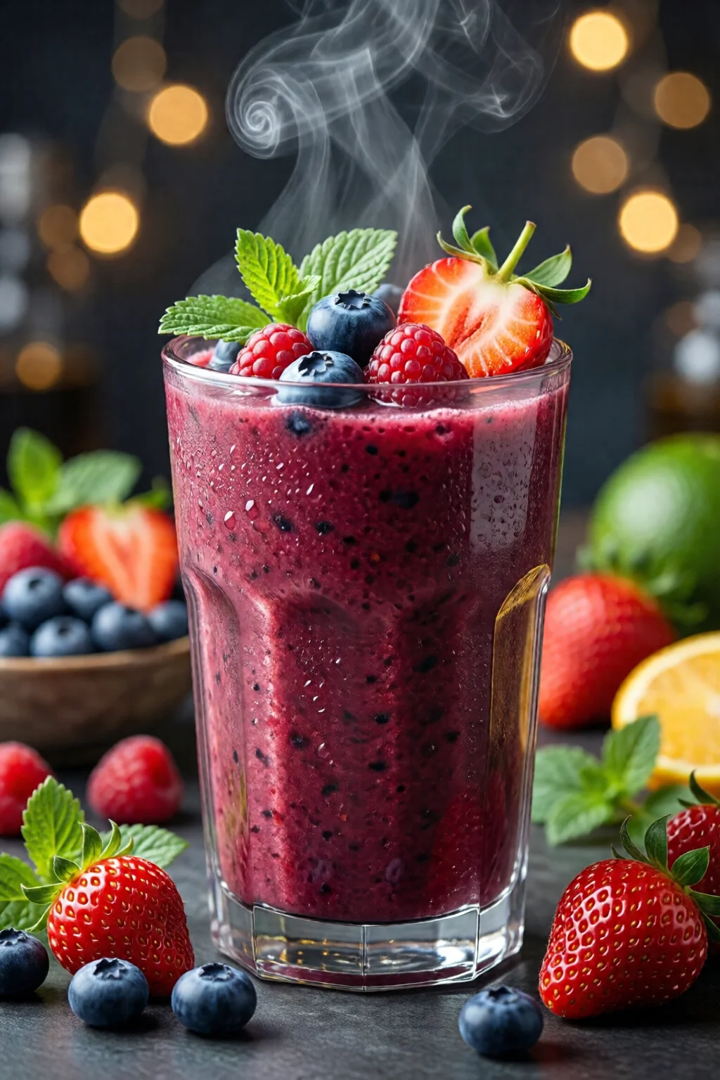berry smoothie low calorie healthy weight loss recipe