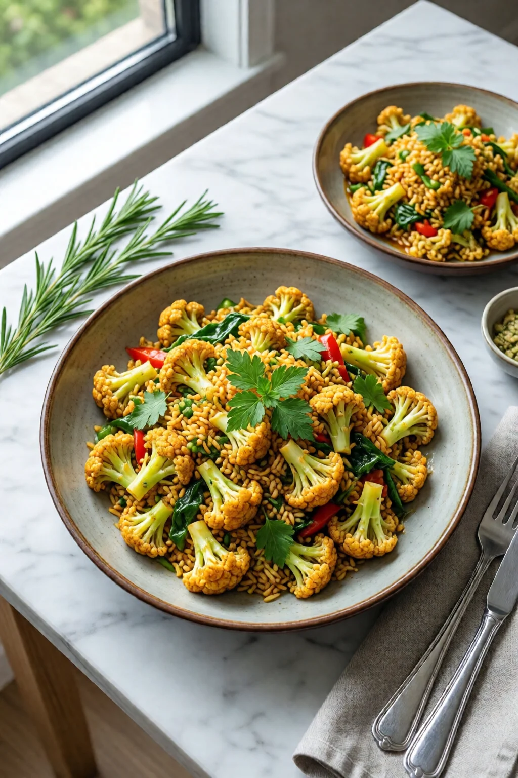 cauliflower rice stir fry healthy weight loss recipe 2 - professional guide and tips