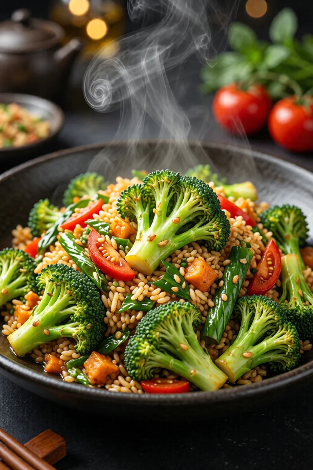 cauliflower rice stir fry healthy weight loss recipe 2