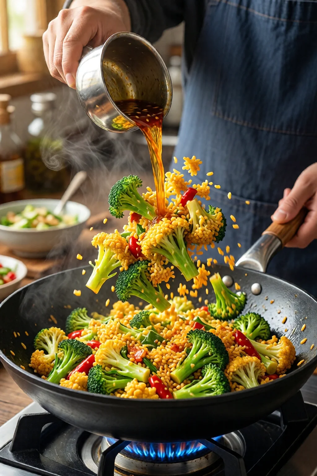 cauliflower rice stir fry healthy weight loss recipe