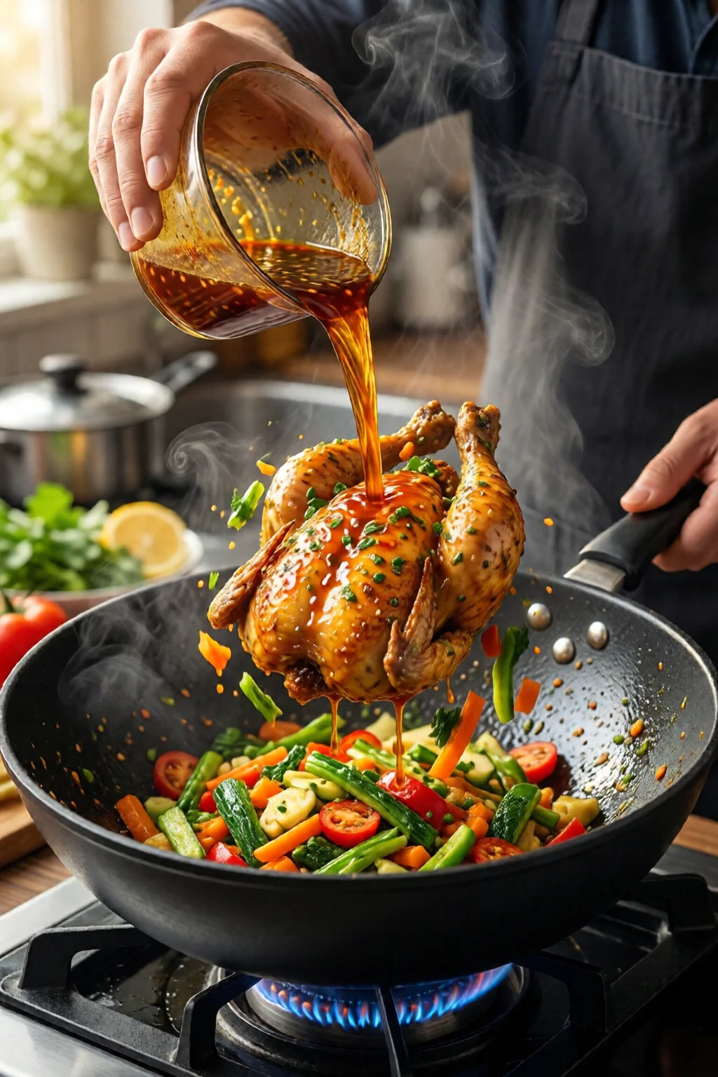 chicken and vegetables healthy weight loss recipe