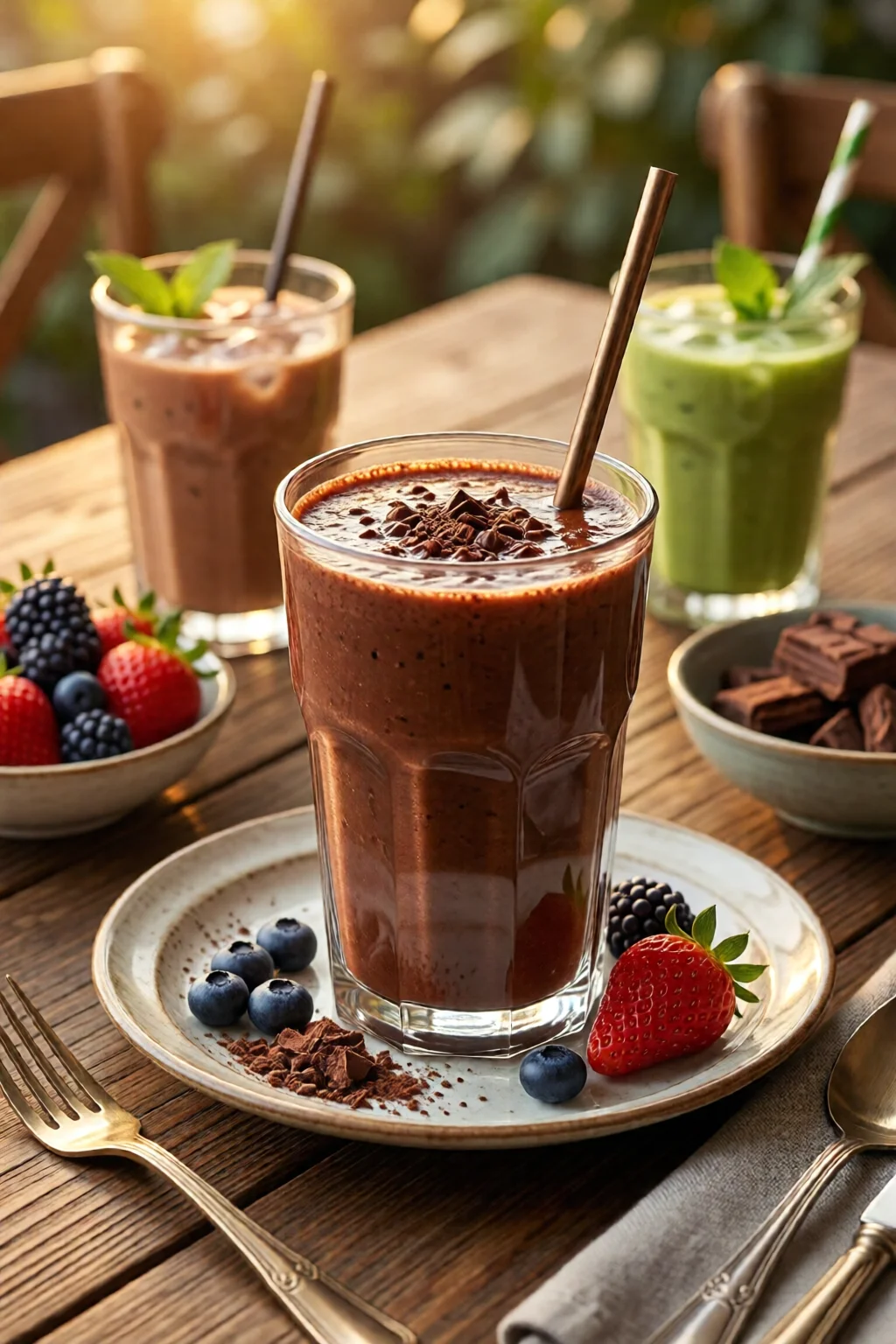 chocolate protein shake healthy weight loss recipe
