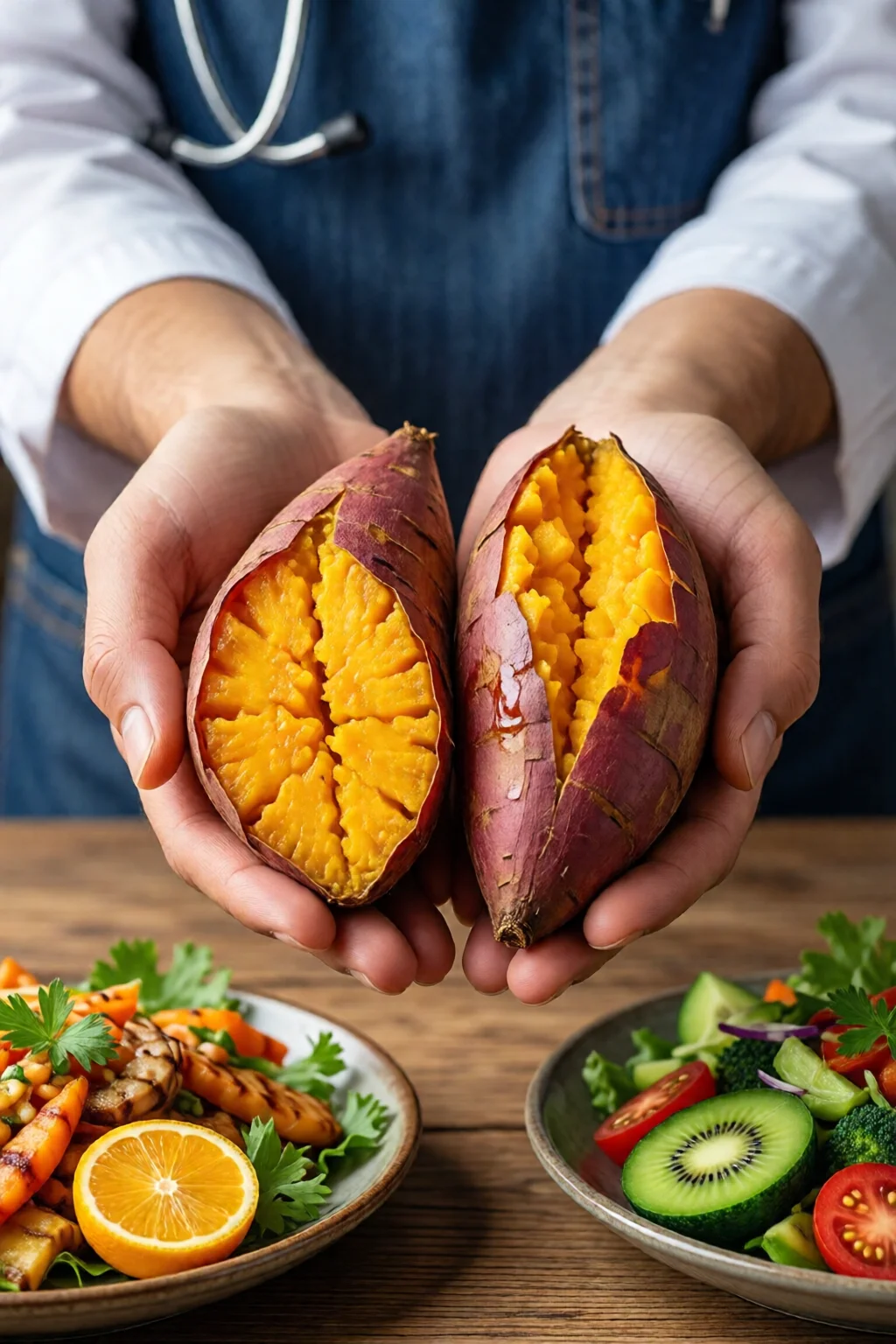 how many calories in a sweet potato