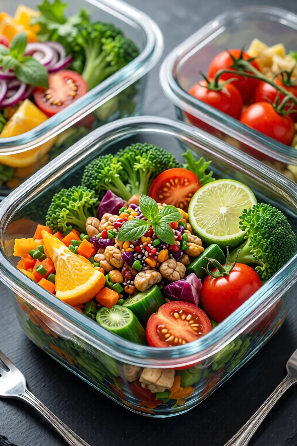 meal prep containers healthy weight loss recipe