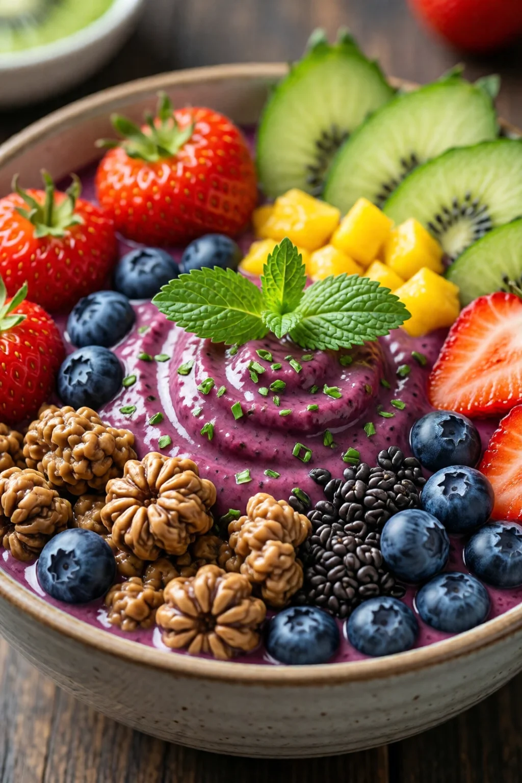 protein smoothie bowl healthy weight loss recipe 2