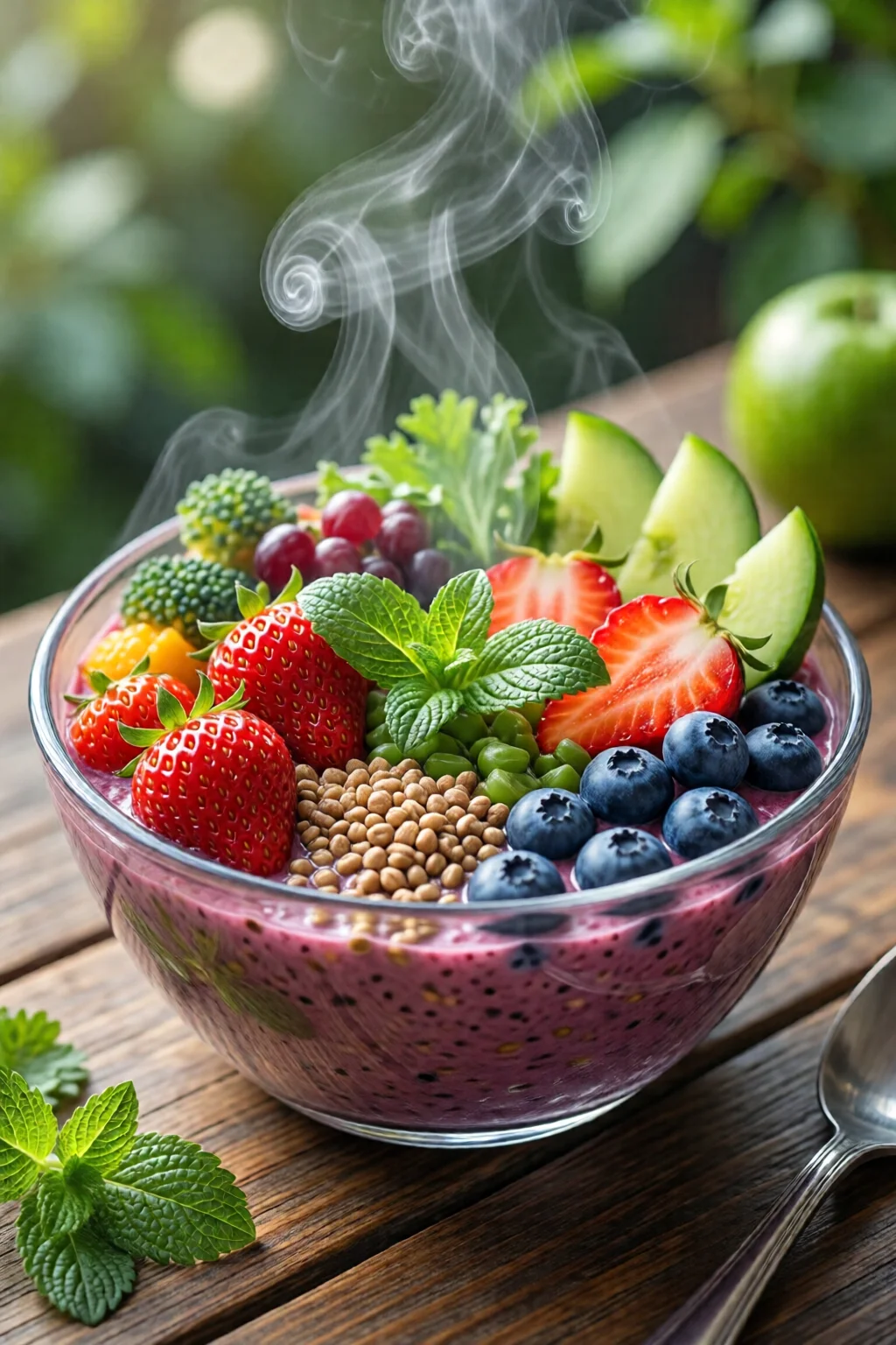 protein smoothie bowl healthy weight loss recipe