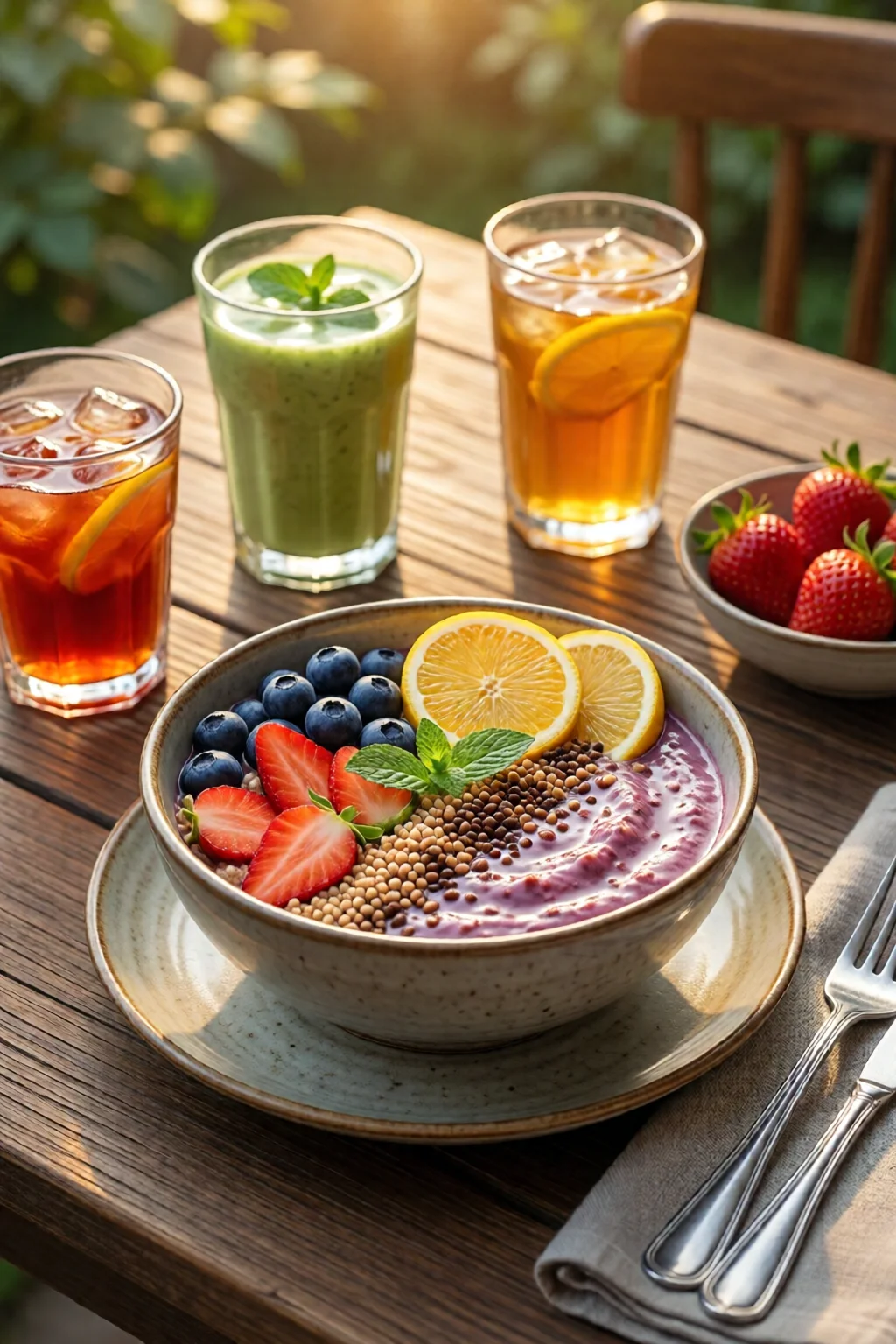 protein smoothie bowl healthy weight loss recipe