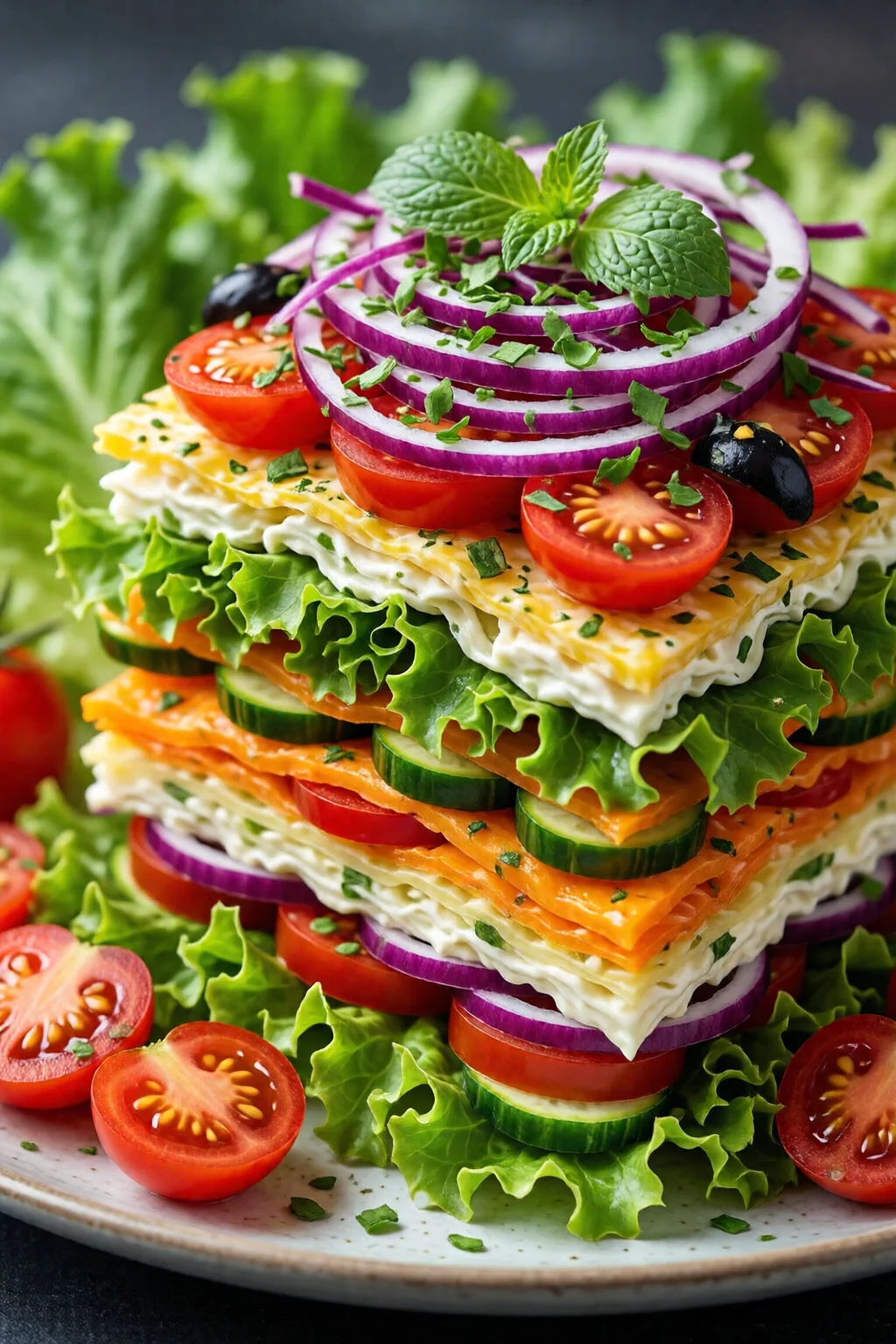 seven layer salad recipes healthy weight loss recipe
