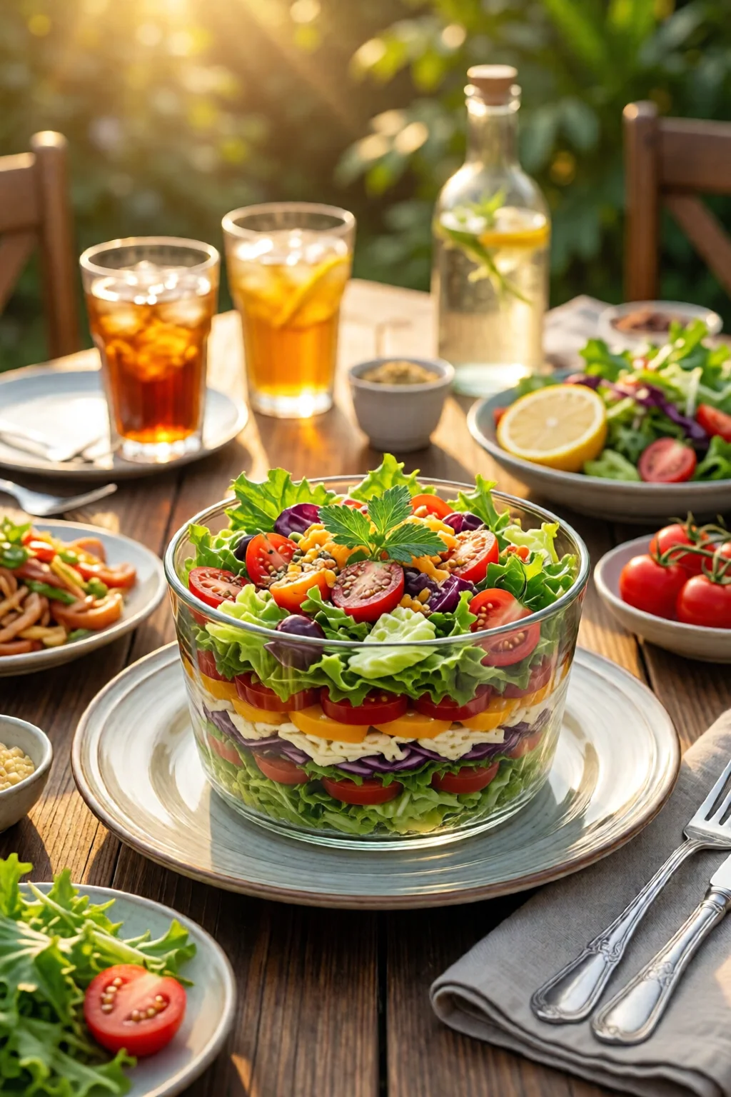 seven layer salad recipes healthy weight loss recipe